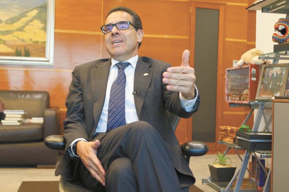 Director general de Banco Azteca, Alejandro Valenzuela. Foto: CARLOS MEJÍA. EL UNIVERSAL