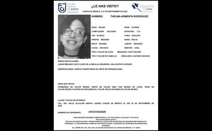Buscan a joven; desapareció en la colonia Del Valle