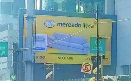 Encinas denuncia publicidad ilegal de Mercado Libre en la Miguel Hidalgo; anuncio está adherido a un inmueble
