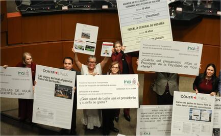 FOTOS: Inai pedía información hasta de la ropa interior de AMLO; senadores justifican su extinción 