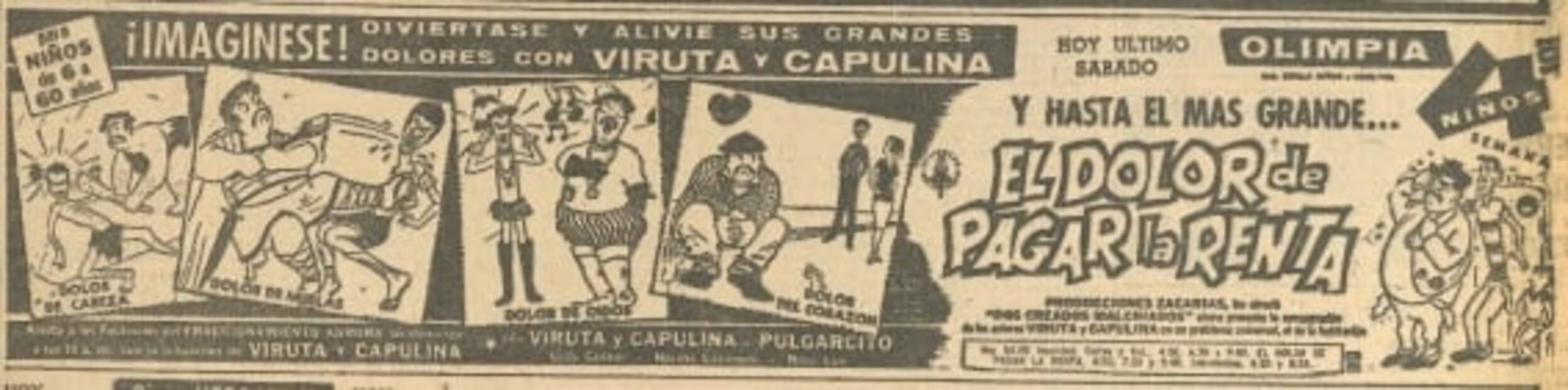 A 10 años de la muerte de "Capulina", 10 carteles de sus cómicas películas