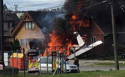 Cae avioneta sobre casa en Chile; reportan seis muertos 