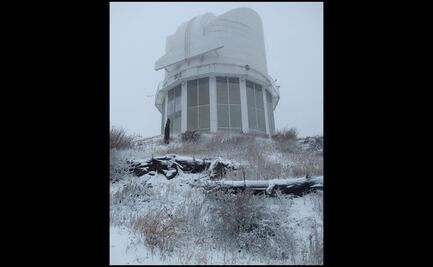 Cae intensa nevada en sierra alta de Sonora