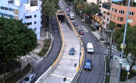 Automovilistas, confundidos con doble túnel de Mixcoac 