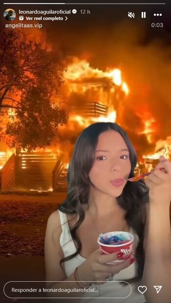 Leonardo, hermano de Ángela Aguilar, comparte meme de la cantante.