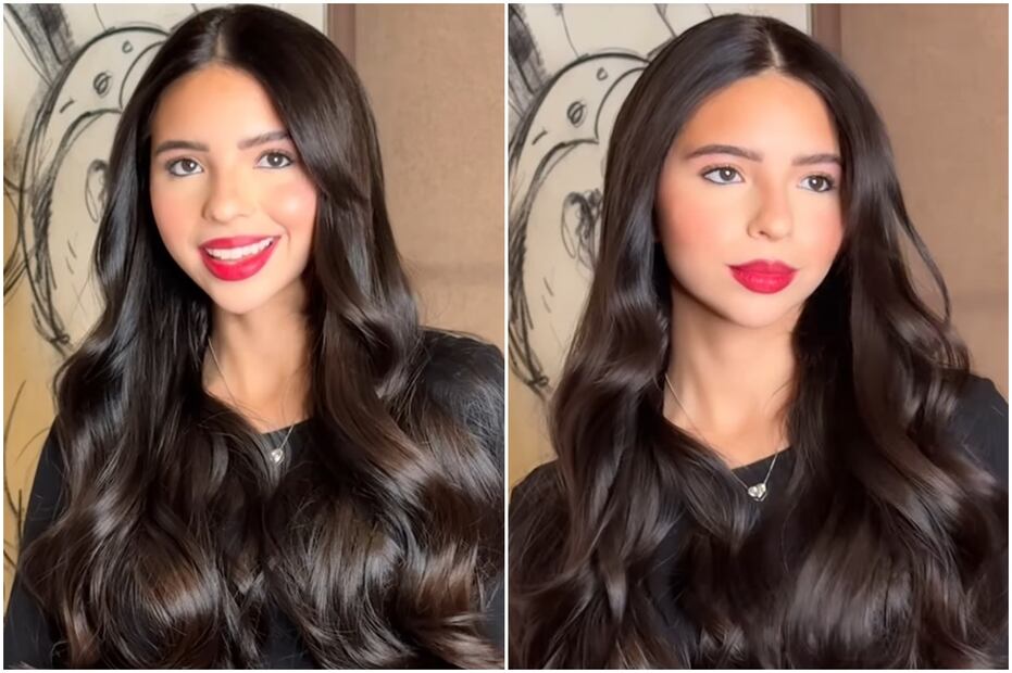 Ángela Aguilar luce en redes sociales extensiones oscuras.
