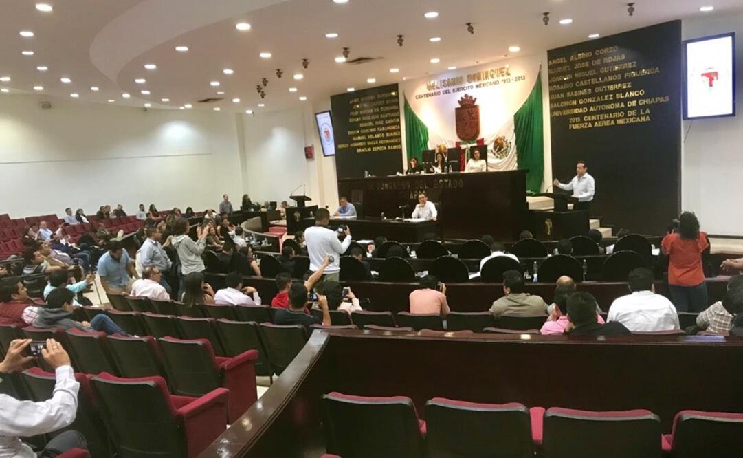 Los diputados aprobaron por unanimidad la elección de José Uriel Estrada Martínez como Auditor Superior de Chiapas (Foto: Especial)