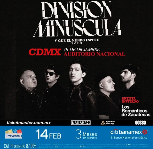 La banda anuncia su gira nacional.
Foto: Instagram