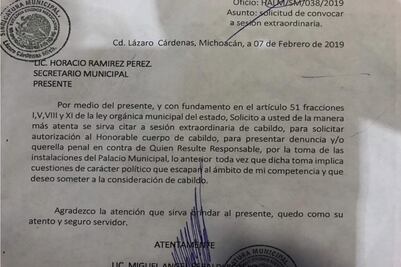 Promueve síndico de Lázaro Cárdenas, Michoacán, denuncia penal contra la CNTE