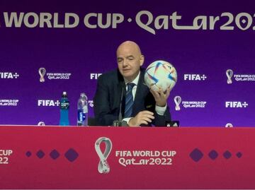 Gianni Infantino llama hipócritas a las protestas europeas por los derechos humanos