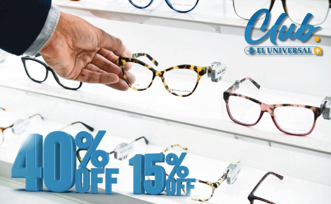 Ahorra en servicios de óptica con Club EL UNIVERSAL. | Foto: Especial.