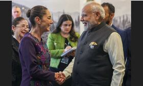 Mark Carney recibe a Sheinbaum a su llegada al G7; Presidenta se reúne con Primer Ministro de la India