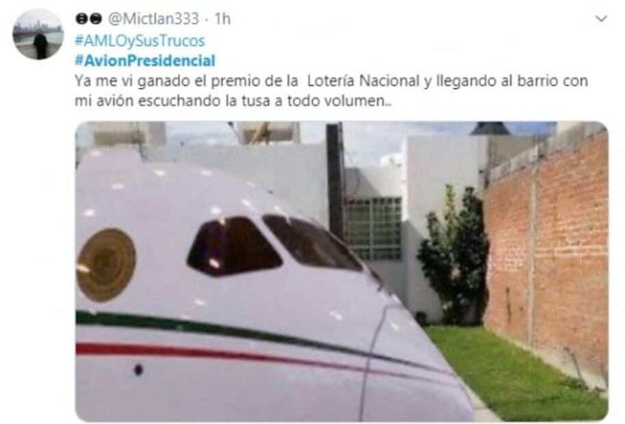 Rifa del avión presidencial hace volar a los memes
