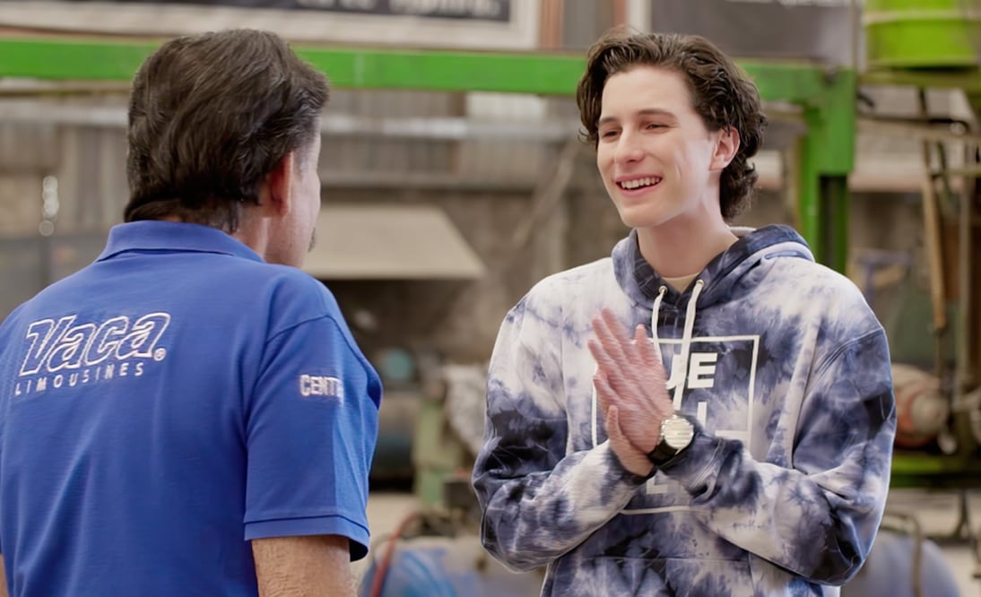 RobeGrill y el especialista de autos Martín Vaca. Fotos: CORTESÍA DISCOVERY.