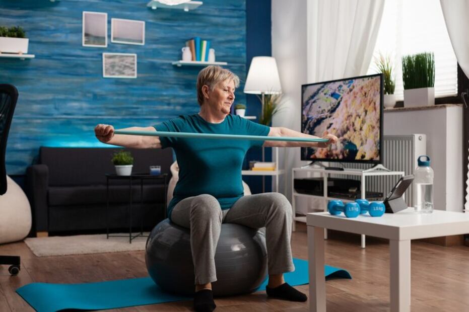 Gimnasio en casa. Fuente: Freepik