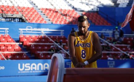Nick Kyrgios entrena con jersey de Kobe Bryant en el AMT 2020
