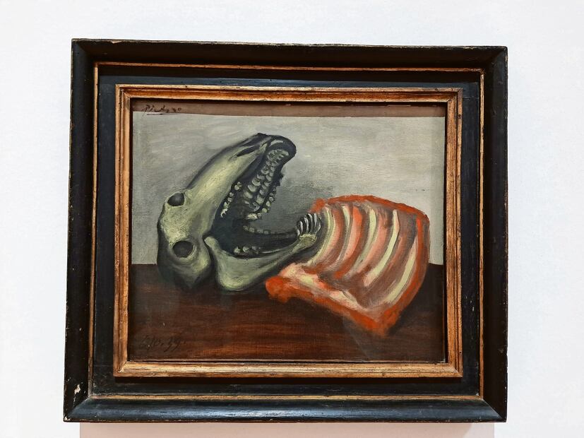 Agnus Dei, una de las 12 obras de Picasso que se exhiben en Monterrey. Foto: Frida Juárez / El Universal
