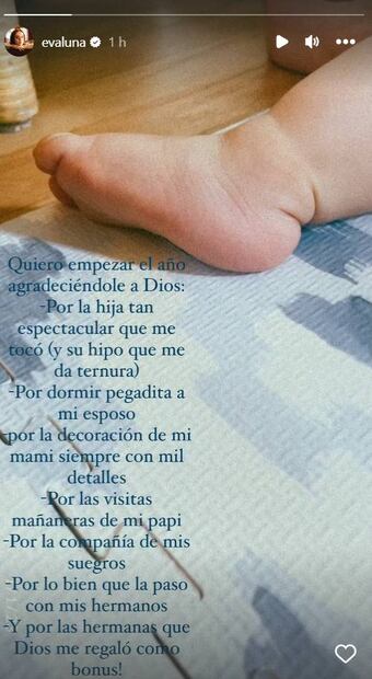 Evaluna comienza el 2023 con emotiva reflexión en la que incluye a su esposo Camilo