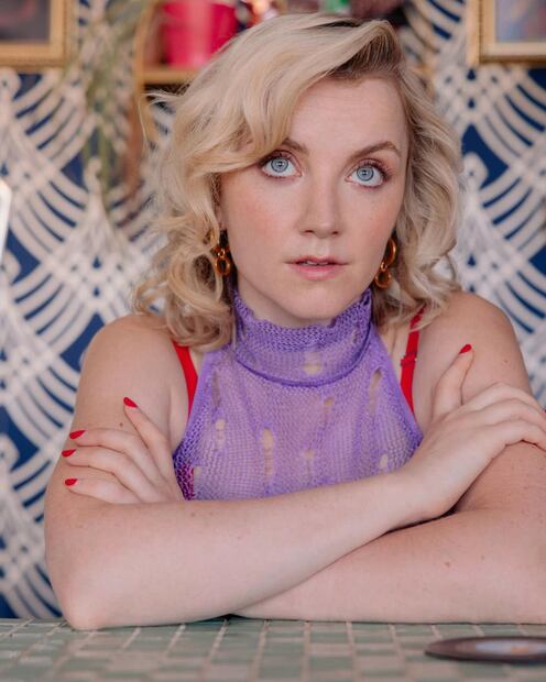Evanna Lynch era Luna Lovegood en Harry Potter  (Fuente Instagram @evannalynch)