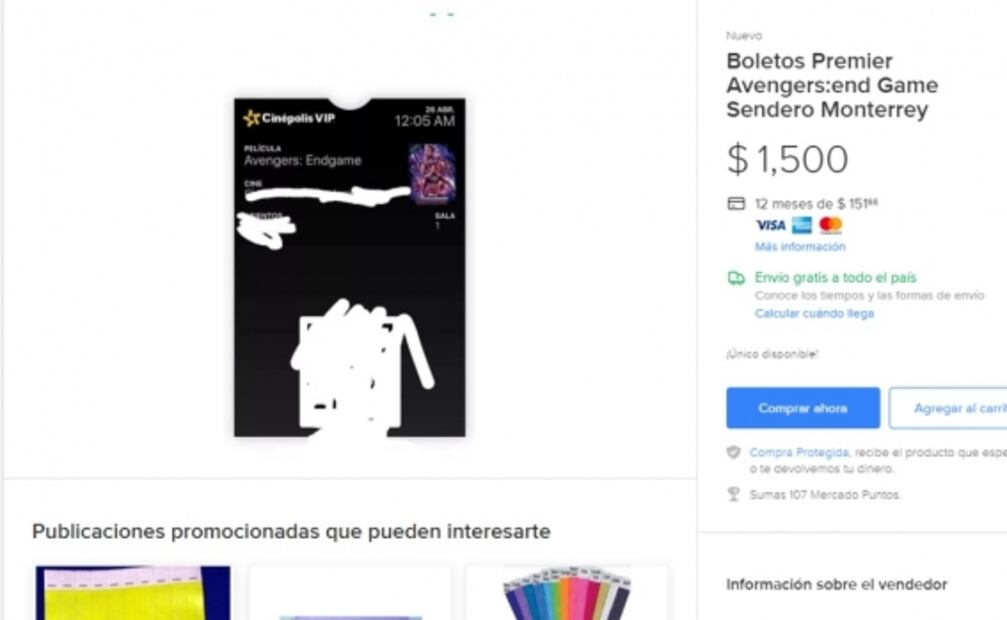 Ya hay reventa de la preventa de los boletos para ver "Avengers:Endgame"