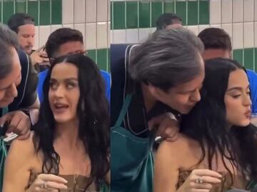 Mesero besa a Katy Perry en taquería de CDMX; incómodo momento se vuelve viral