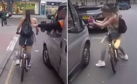 Video. La venganza de una ciclista acosada por un conductor