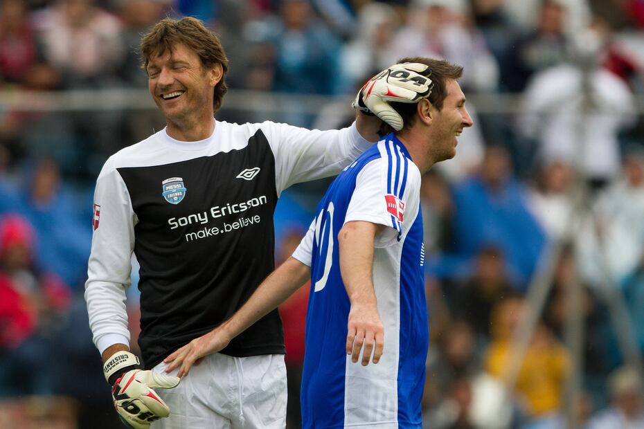 Lionel Messi junto a Hernán Cristante. FOTO; ARCHIVO/ EL UNIVERSAL