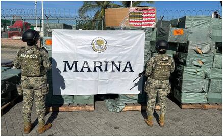Marina asegura más de 240 mil cajetillas de cigarros apócrifos en el puerto de Manzanillo; el valor de la mercancía asciende a 19 mdp