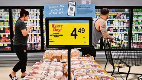 Inflación en EU se debilitó en noviembre; cayó el precio de alimentos y energía