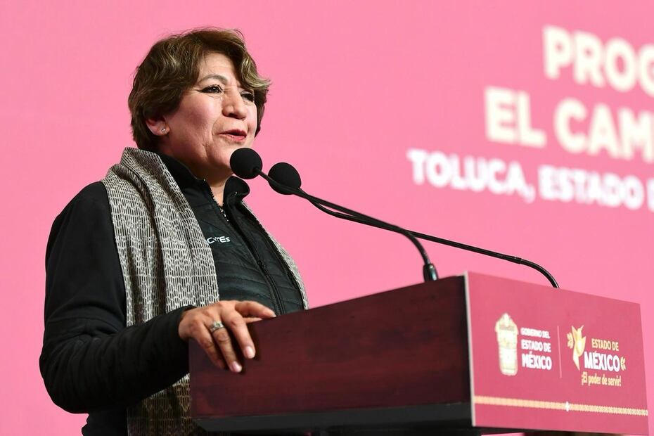 Gobernadora del Edomex, Delfina Gómez. Foto: Especial