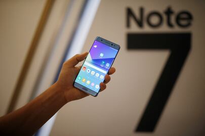 Samsung pide no usar el Galaxy Note7 