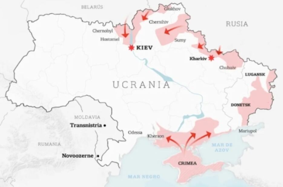 “Kiev es un señuelo”: el verdadero objetivo militar de Vladimir Putin en Ucrania, según expertos 