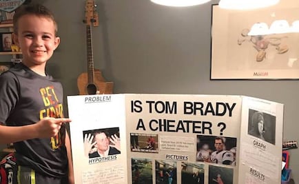 Niño gana concurso con proyecto que denuncia trampas de Brady