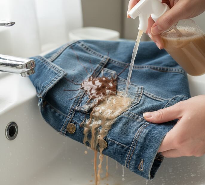 Manchas de chocolate: el truco infalible para quitarlas de la ropa sin arruinarla. Imagen -IA