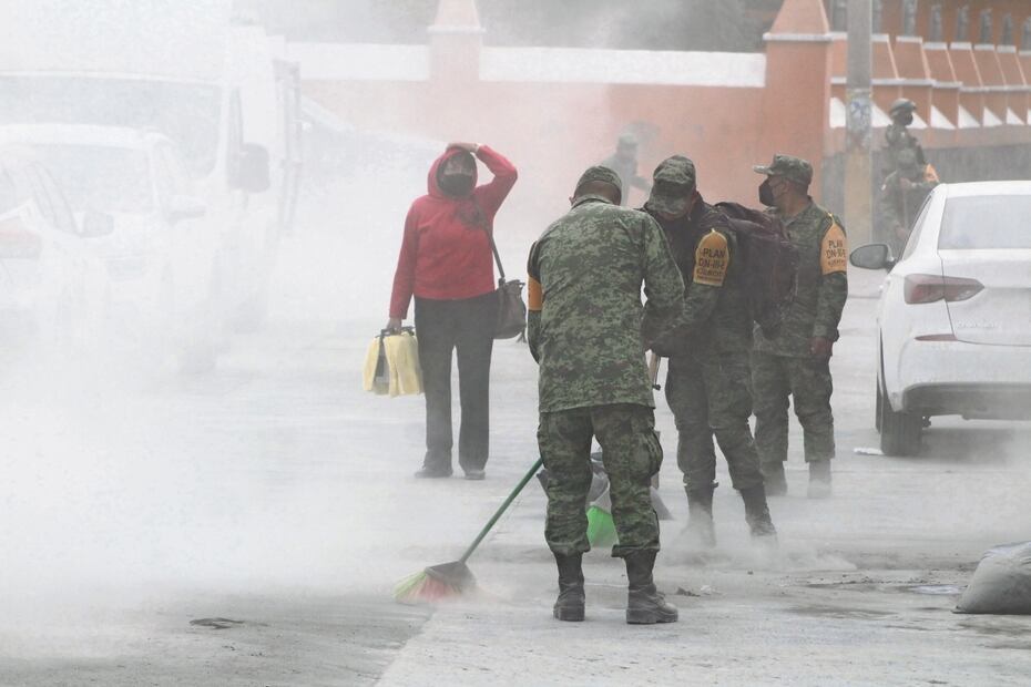 Llaman a tomar medidas  por caída de ceniza