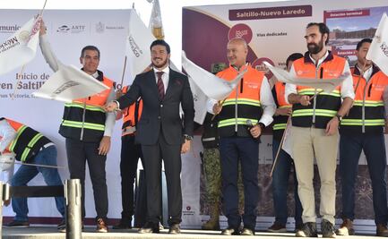 Inicia construcción del tren de pasajeros Saltillo-Monterrey-Nuevo Laredo; beneficiará a 7 millones de usuarios al año