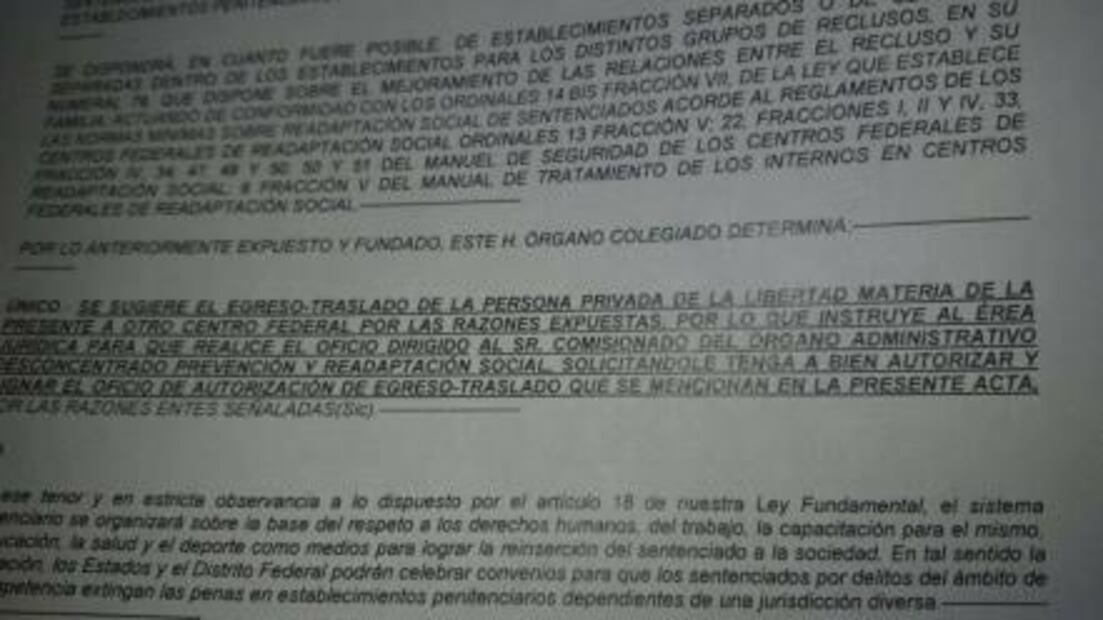 "El Chapo" consigue amparo para regresar a El Altiplano, dicen sus abogados
