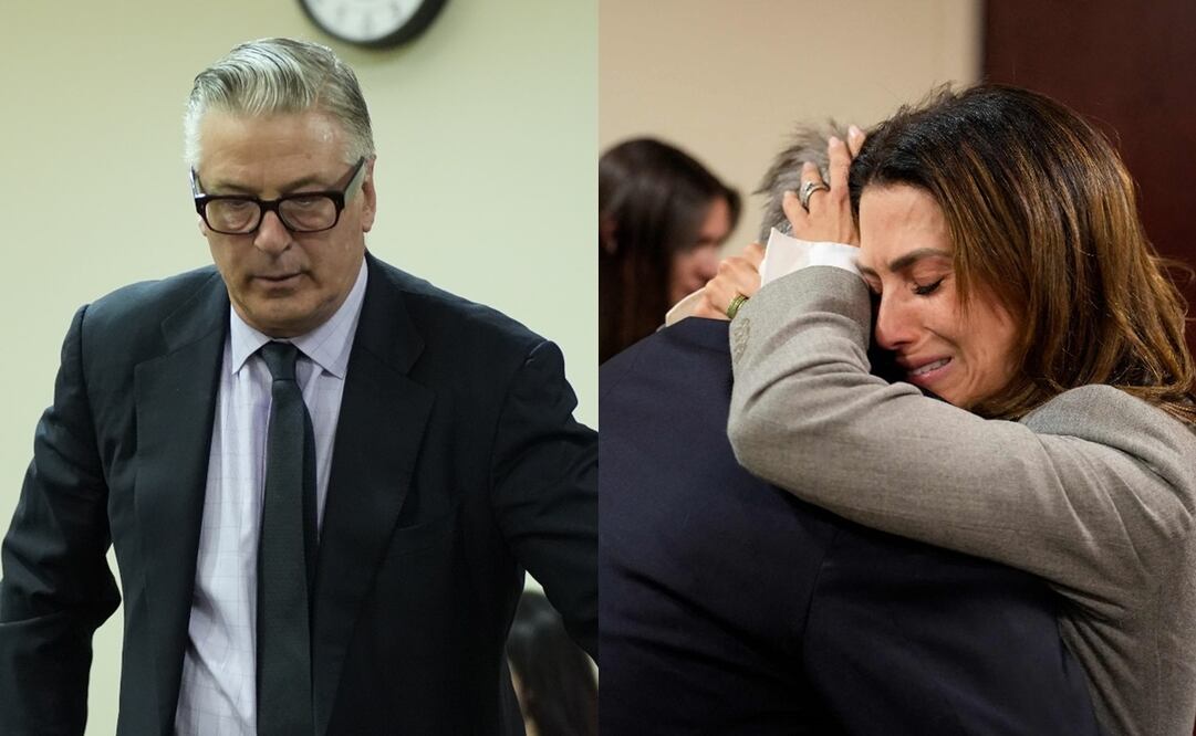 El actor Alec Baldwin en su juicio por homicidio involuntario en el Tribunal de Distrito del Condado de Santa Fe, Nuevo México. Foto:  EFE/EPA/RAMSAY DE GIVE / POOL.