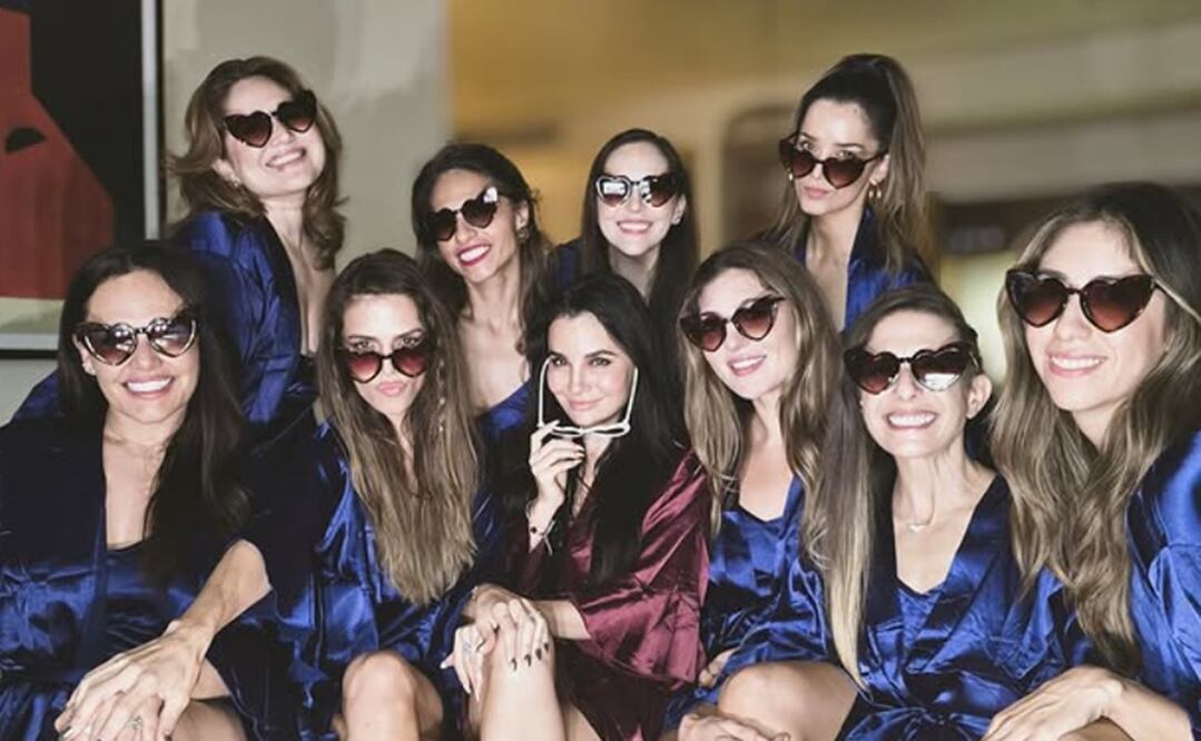 Martha Higareda en su despedida de soltera en Los Cabos. Instagram marthahigareda