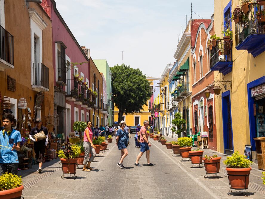 Barrio de los Sapos, en el centro histórico de Puebla. (Foto: Alan Carranza / El Universal)