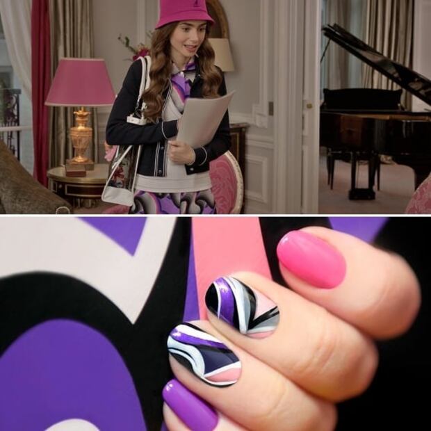Aprende cómo hacerte estos diseños de uñas inspirados en “Emily in Paris”