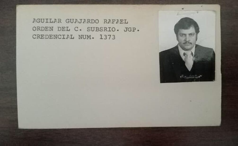 Credencial de Rafael Aguilar Guajardo. Foto: Especial