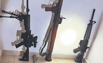Confiscan armamento al Cártel del Golfo