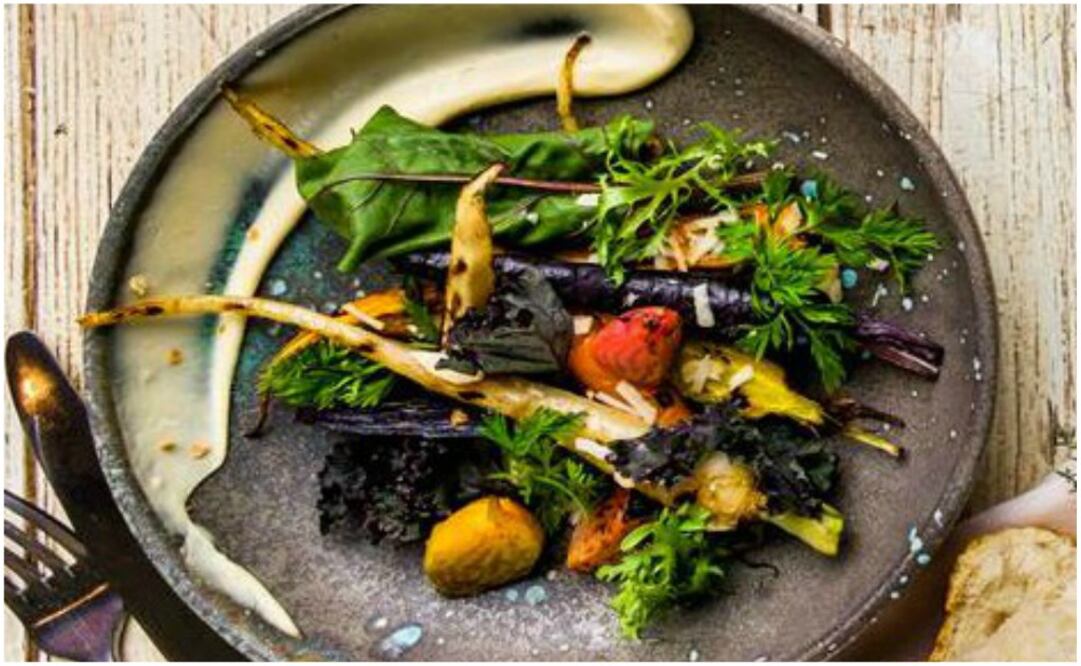 #RECETA Ensalada de raíces y alcachofa 