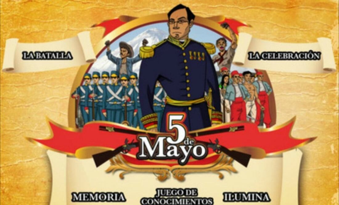 La app se divide en cinco secciones: la batalla, la celebración, memoria, juegos de conocimiento e ilumina