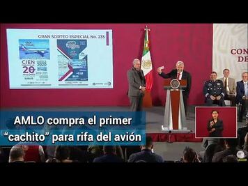 Venta de "cachitos" para avión presidencial inicia el día del paro de mujeres