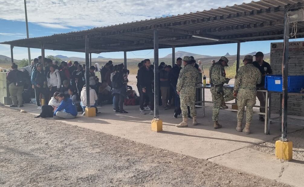Se notificó al Instituto Nacional de Migración (INM), para trasladar a las personas migrantes a las instalaciones migratorias en la entidad. Foto: Guardia Nacional