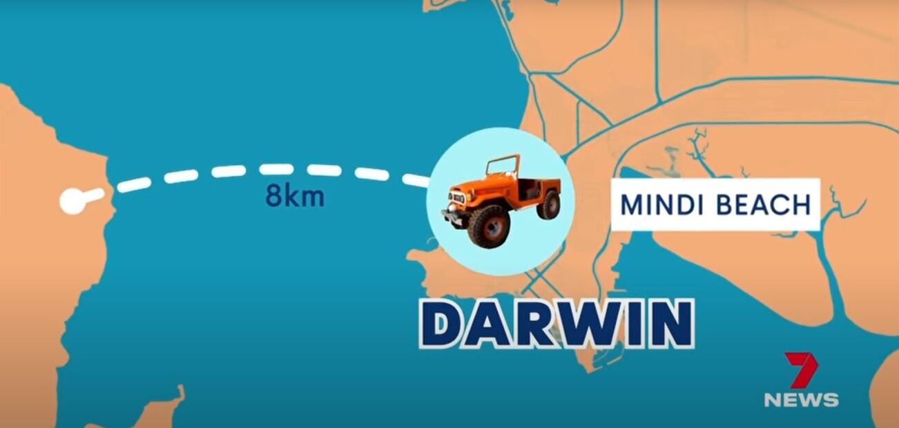 Fotos: captura de pantalla 7NEWS Australia