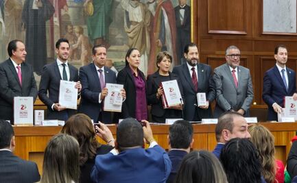 Delfina Gómez entrega su Segundo Informe de Labores ante el Congreso del Edomex