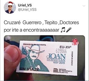 Joan Sebastian “aparece” en el metro